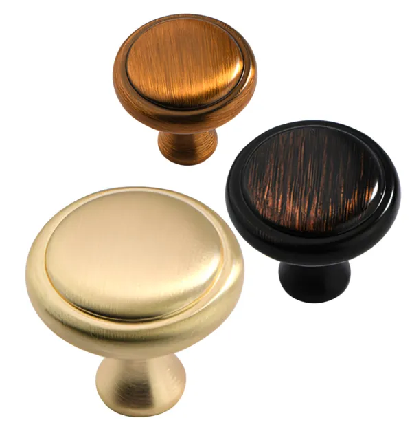 Brushed Bronze Knobs|Pulls Drawer / Cabinets Hardware by Solid Zinc-Alloy Handle
