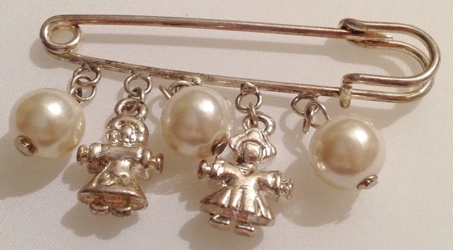 Épingle à Chapeau Ou Cravate Vintage - Modèle 98 - Couleur Or Et Argent - Bijou Ancien D'occasion Divers