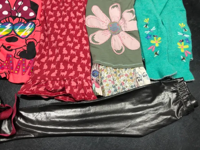 Carino pacchetto di vestiti per ragazze età 4-5 anni include: NEXT, abito paillettes Zunie + 4