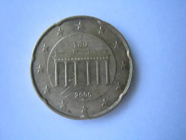 Deutschland BRD 2006 1 Münze 20cent Prägestätte G Münze Umlauf Gut erhalten