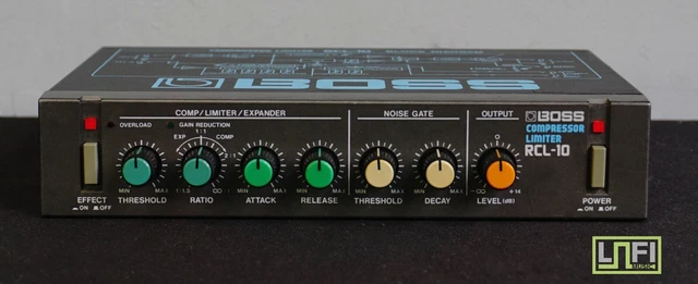 BOSS RCL-10 COMPRESSOR Limiter 80's Vintage Half Rack Signal Processor ...