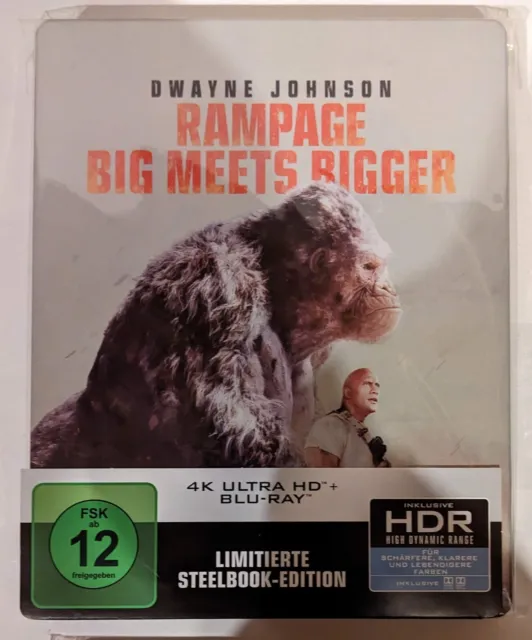 Rampage: Big Meets Bigger - 4K Ultra HD Blu ray Steelbook
