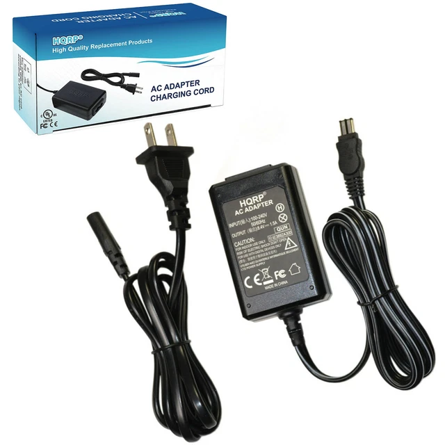 HQRP AC Adapter for Sony Handycam DCR-VX2000 DCR-VX2100 Charger 65W