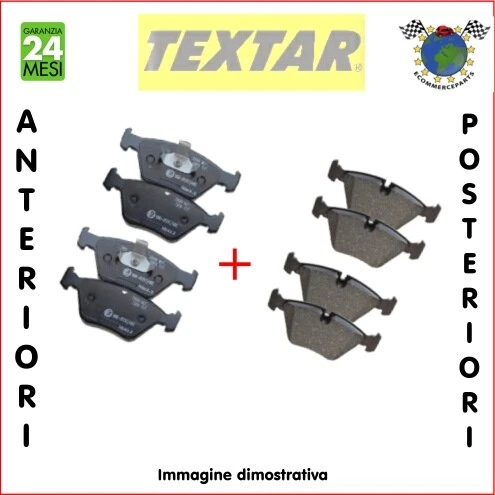 2001102 TEXTAR 20011 Kit pastiglie freni non predisposto per visualizzazione avviso usura | Inserisca subito un ordine