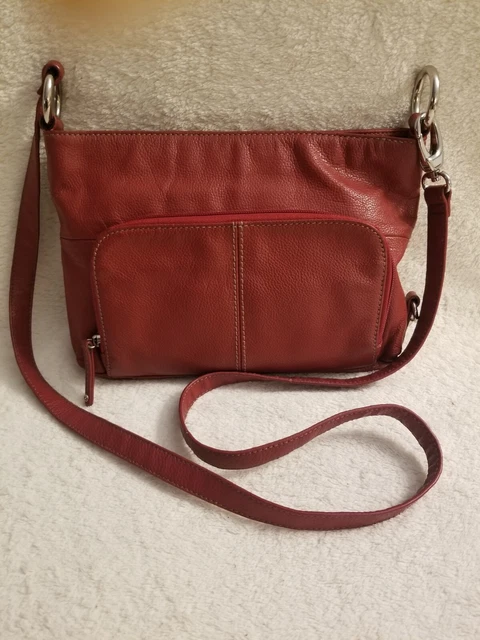 Tignanello Heritage E/W RFID Protection Red Cross Body Bag T600058