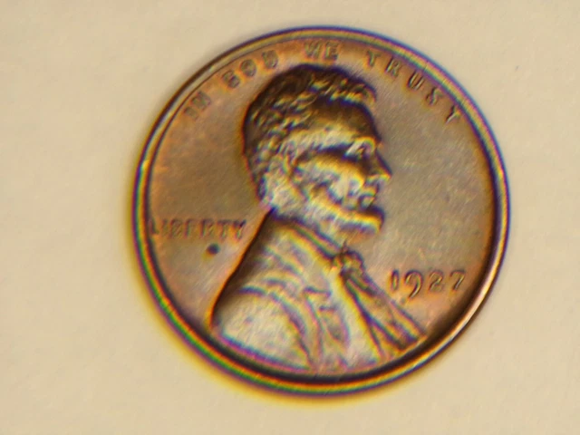 1927 Lincoln Wheat Penny Cent - Choice BU++ Red - Better Date! #W561