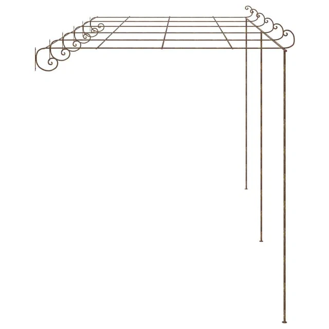 Pergola Gartenpergola Garten Rosenbogen Anlehn Terrassendach Überdachung Metall
