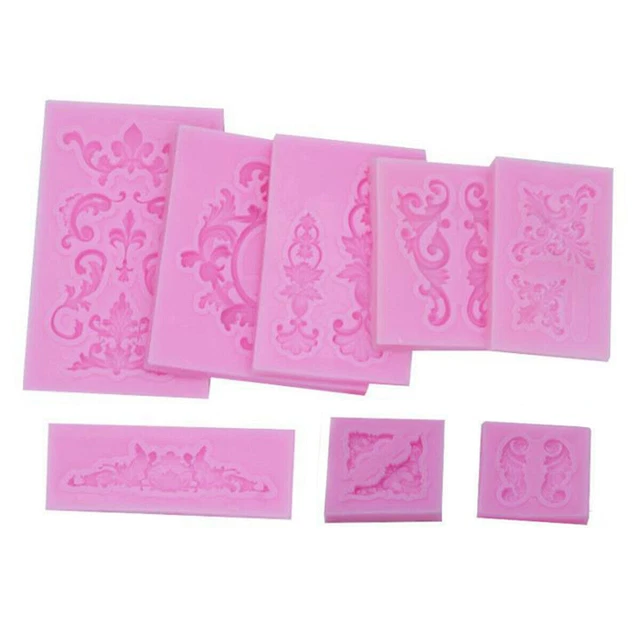 MINFEIDMS Barock Silikonformen - Für Fondant, Schokolade & Backdekoration