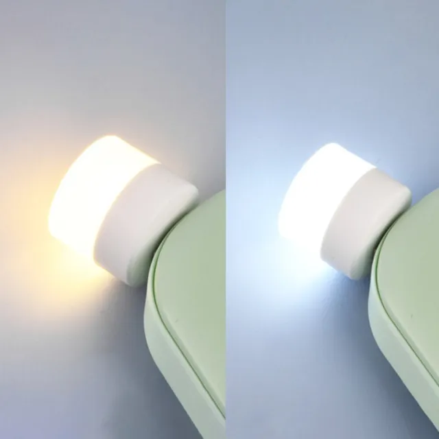 Lampe de nuit USB DEL ronde/lumière portable/lumière de nuit mini veilleuse.