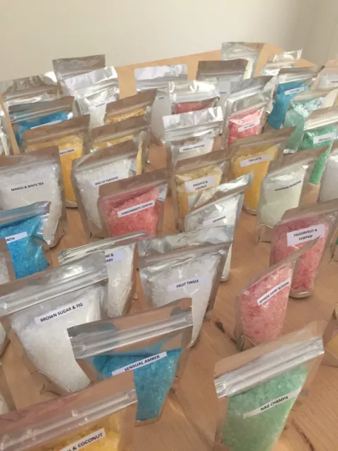 GOLD COAST MADE Bath Rock Sea Salts.Epsom Salt Blend.Choose from 50 scents