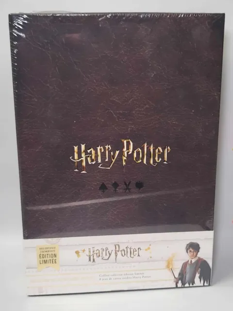 Coffret Collector 8 jeux de 54 cartes Harry Potter Édition Limitée Neuf