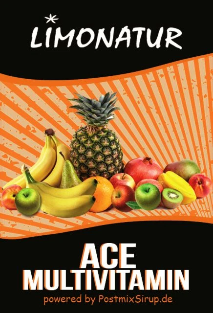 ACE-Multivitamin - Postmix - Sirup - Getränkesirup - 10l BiB (8,00€/L)