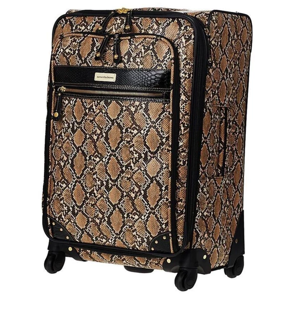 Samantha Brown Embossed 26" Upright Spinner