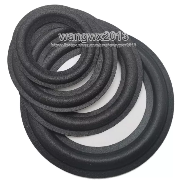 2pcs 2"/2.5"/3"/3.5" inch Speaker Foam Edge Bass Woofer Surround Circle Repair