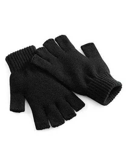 Mitaines Gants Unisexe Noir Gants Chaud Tricot sans Doigts Neuf