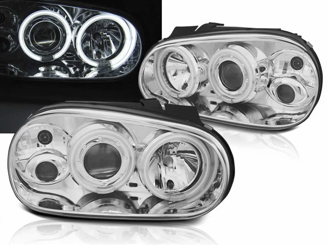 Kit Phares LED Angel Eyes OPP ULITE 12W Pour BMW Série 3 E90 E91 - 6000K Blanc Xénon, CanBus - 2 Pièces