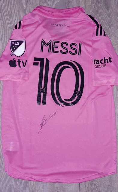 Jersey Messi Inter De Miami 2023 Is Prited Signed By Hand With A Certificate Authenticate