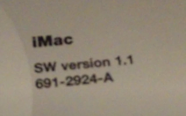 Vintage 2001 iMac Macintosh Apple Hardware Test Disc 691-2924-A SW Version 1.1