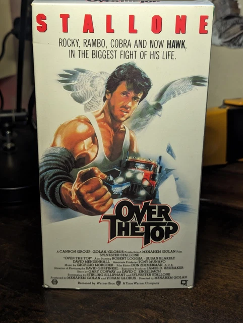 OVER THE TOP (1987) VHS Tape (PG) Sylvester Stallone (WB 1991 Release ...