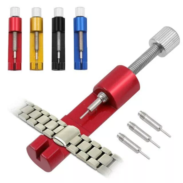 Link Remover Tool Metal Adjuster Watch Strap Bracelet Link Split Pin Removal Kit