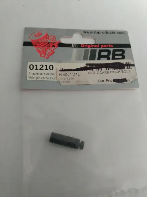 RB Products -RB Concepts -Novarossi- 01210- WS7-2 Carb Pinch Bolt
