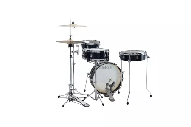 TAMA Club-Jam Pancake Set de Batterie 4 Parties - Hairline Noir/Chrome Hardware 2