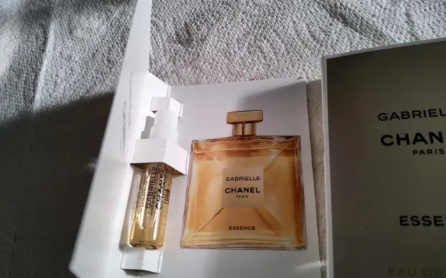 Two 1 ml samples Gabrielle Chanel Paris Essence Eau de Parfume