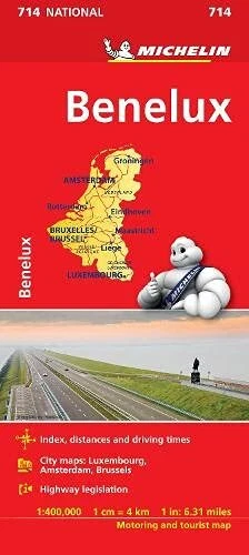 Carta Michelin Belgio Lussemburgo N. 716 - National Map 9782067259539, Nuova - Foto 2