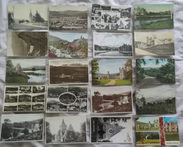 20 Aboyne Dinnet Huntly Aberdeen Scotland Old Postcards Better All Shown (29)