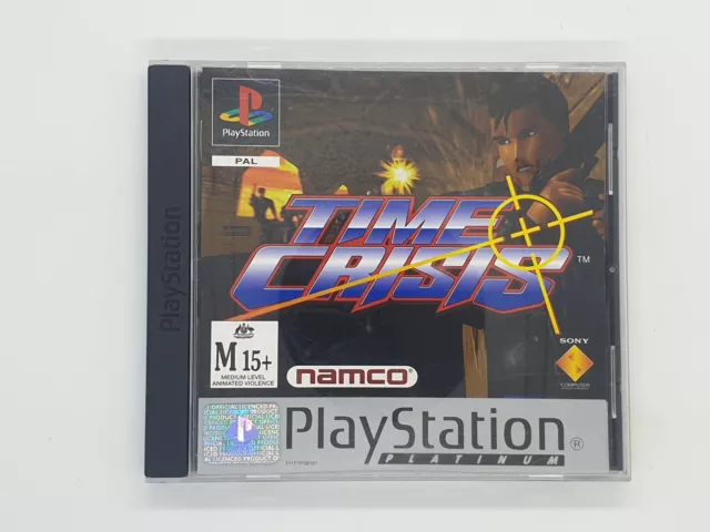 Time Crisis PS1 (Sony PlayStation 1, 1995) AUS PAL Complete