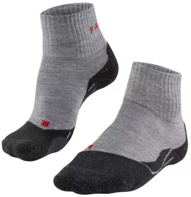 Falke Pour des hommes TK2 Explore Bloquer Polyproyle Chaussettes - Gris