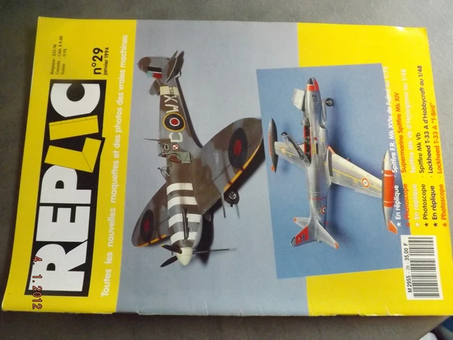 T.0  Replic N°29 Spitfire F.R Mk XVIe / Supermarine Spitfire Mk XIV