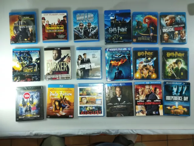 Lot de 18 Blu-Ray