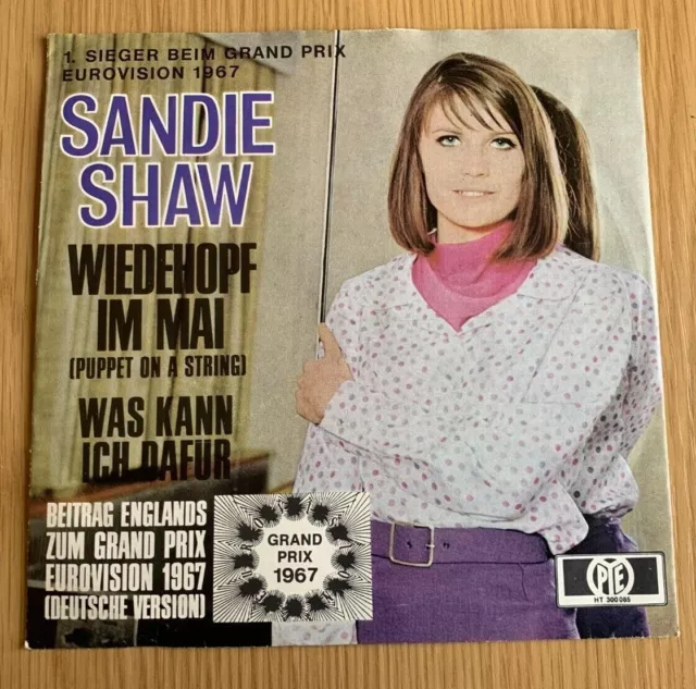 SANDIE SHAW "Wiedehopf Im Mai, Single