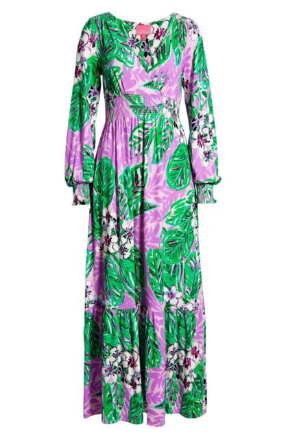 NWT Lilly Pulitzer Mistral Maxi in Magnolia Lilac Leidees Night Dress XS $218