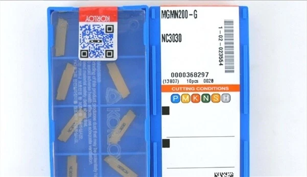 10PCS/Box KORLOY MGMN200-G NC3030 Carbide Inserts CNC TOOL Blade New