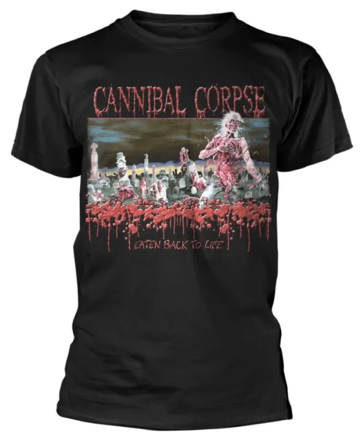 T-shirt nera Cannibal Corpse Eaten Back To Life - UFFICIALE