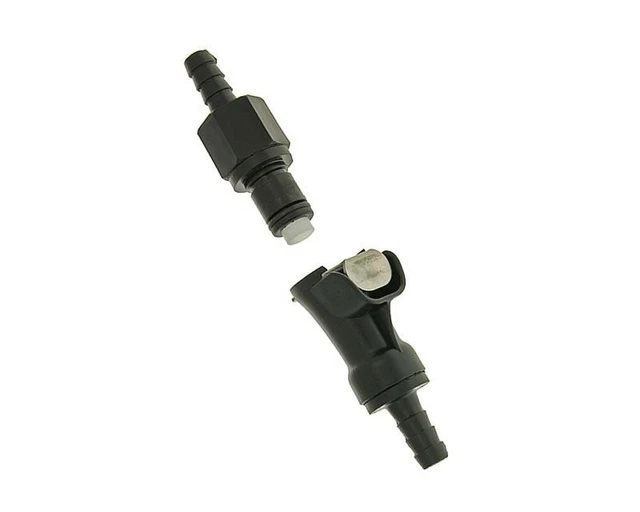 Essence raccord de tuyau de 6mm noir