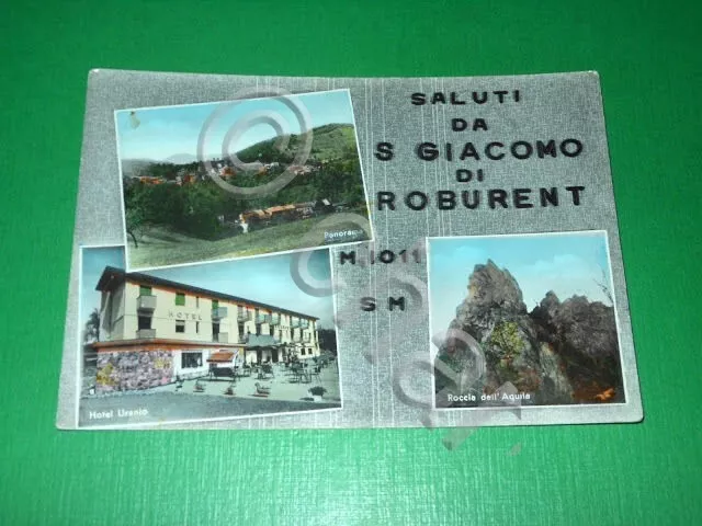 Cartolina Saluti da San Giacomo di Roburent - Vedute diverse 1960 ca