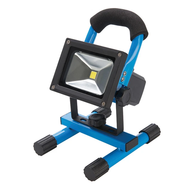 Projecteur De Chantier A Led Cob Sans Fil 10W Rechargeable Prise Usb