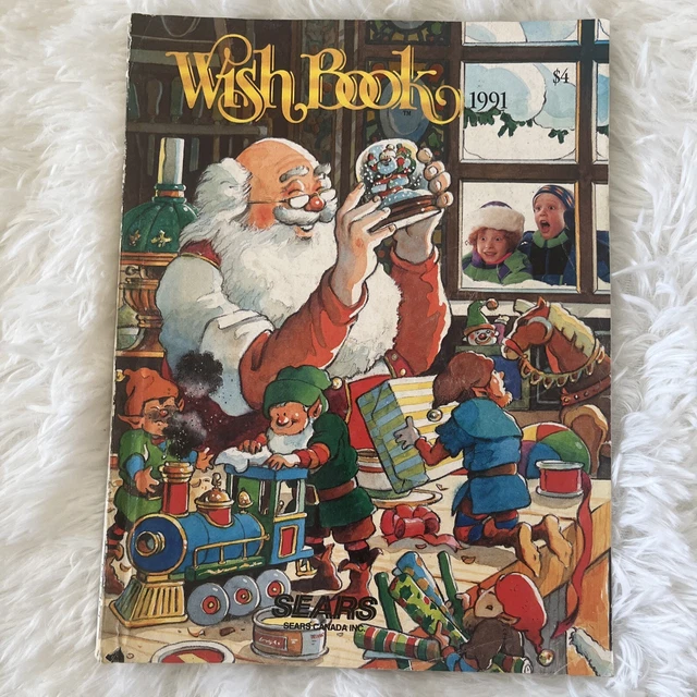 VINTAGE SEARS CHRISTMAS Wish Book 1991 Fashion Catalog Toys Electronics