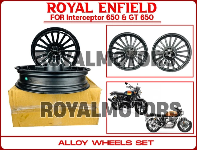 royal enfield interceptor 650 alloy wheels price