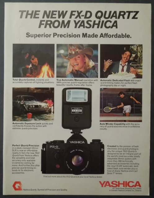 Yashica flashes, CS-201, CS-221 instruction manual, Yashica CS-250