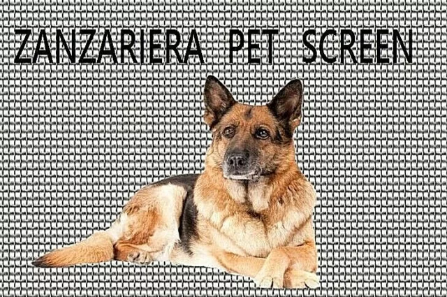 Rete per Zanzariere Antigraffio PetScreen Antigatto Robusta Zanzariera Nera 2