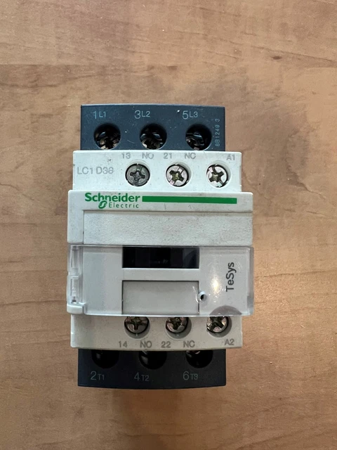 Schneider - LC1 D38 B7 Magnetic Contactor coil 24VAC