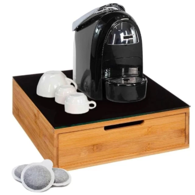 Porta Capsule Caffè In Metallo - 2 Cassetti, Compatibile Con Nespresso, Dolce Gusto - Foto 5