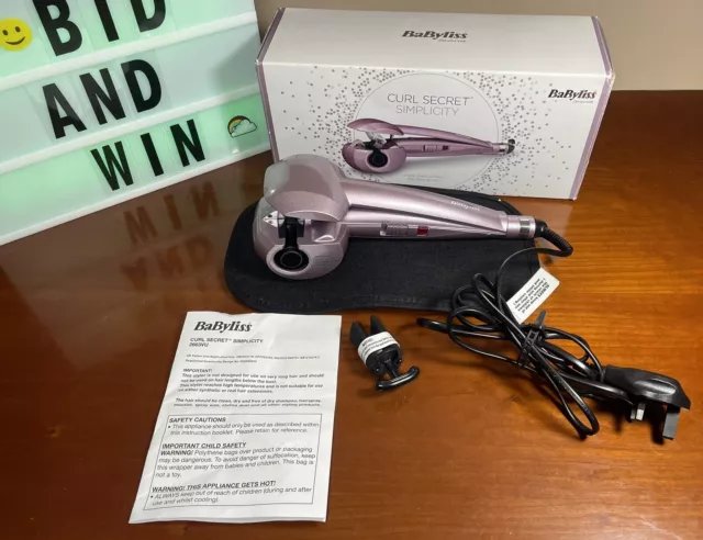 BABYLISS CURL SECRET Simplicity 2663VU Pink New Other Instructions