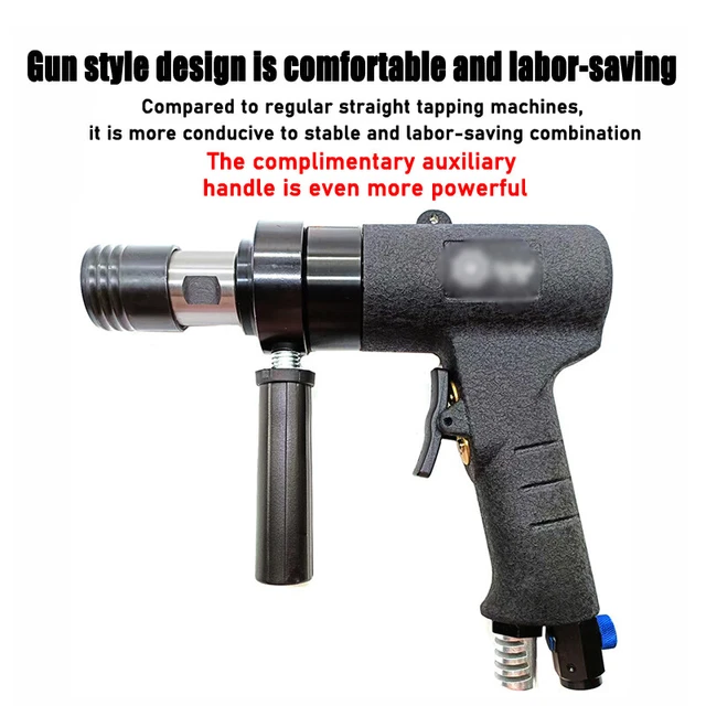 400Rpm Pneumatic Tapping Air Drilling Gun Drill Machine M3-12 Chucks Fast Speed