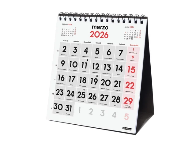 Calendario Da Scrivania 2026 Piantabile – Carta Con Base In Legno, Mini 10x7,5 Cm, Regalo Creativo E Decorativo
