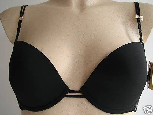 Soutien-gorge Simone Perele Arty Noir 85C - Push-up - Neuf Avec étiquettes